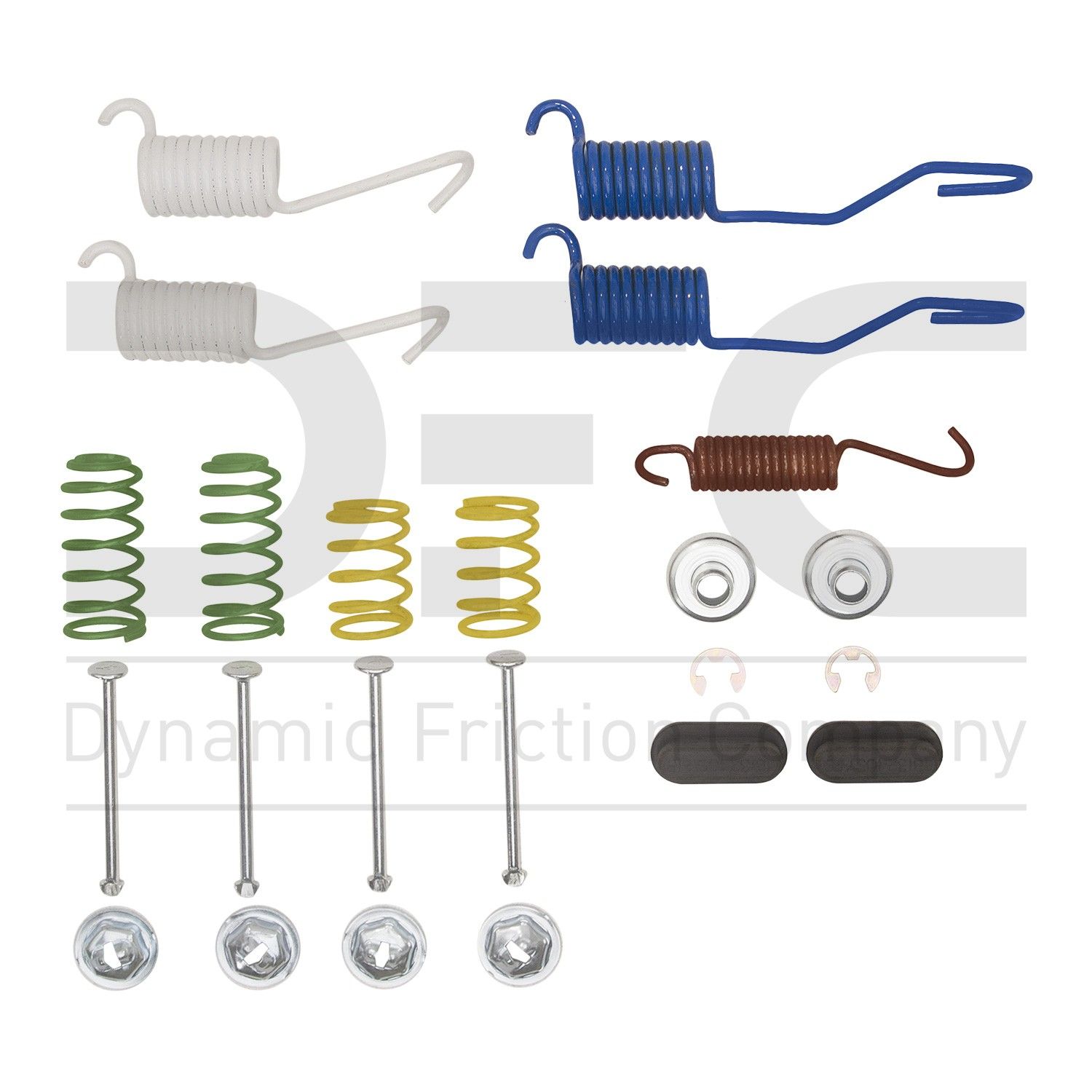 1968, 1967, 1966, 1965, 1964 Chevrolet Chevy II Drum Brake Hardware Kit