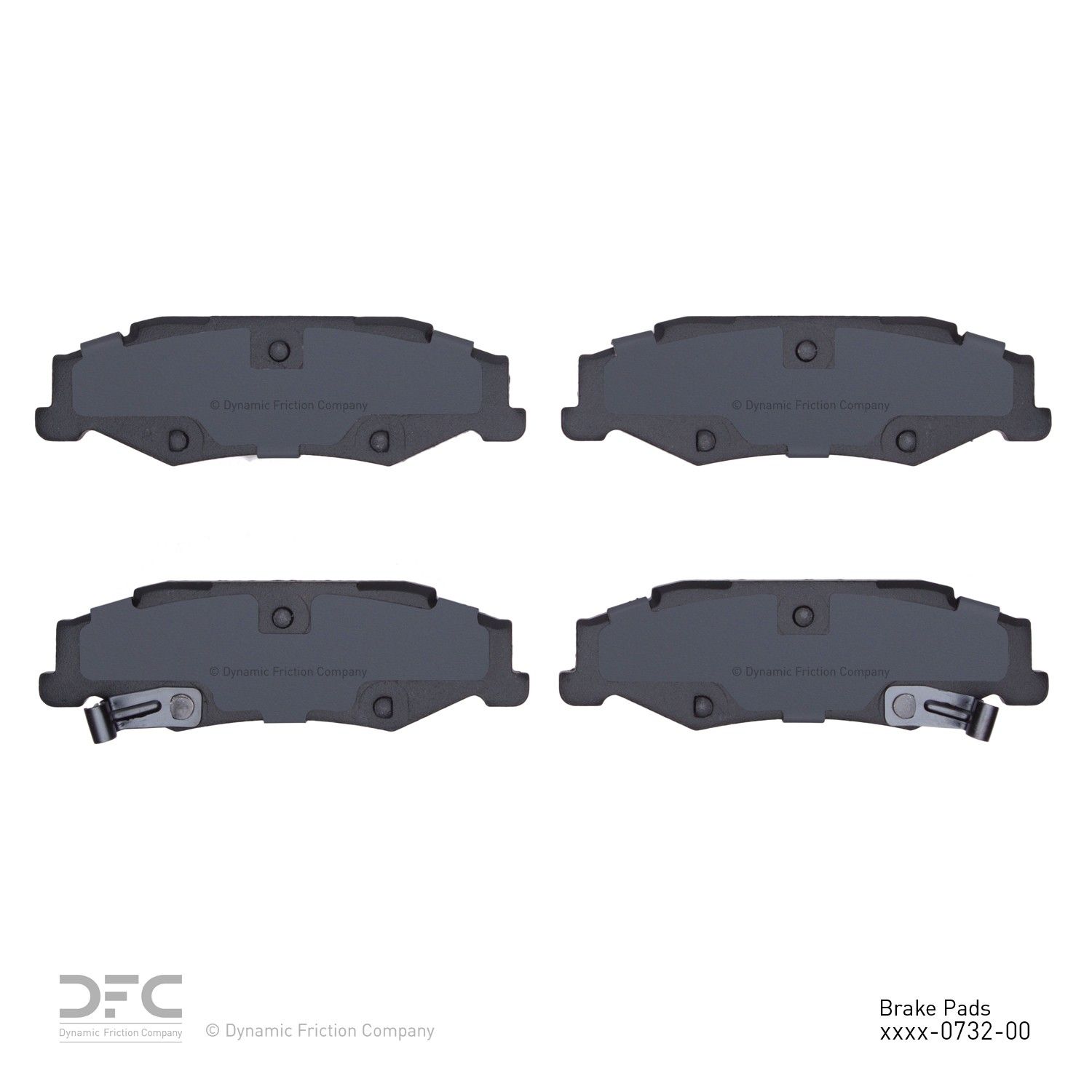 2009, 2008, 2007, 2006, 2005, 2004 Cadillac XLR Disc Brake Pad Set