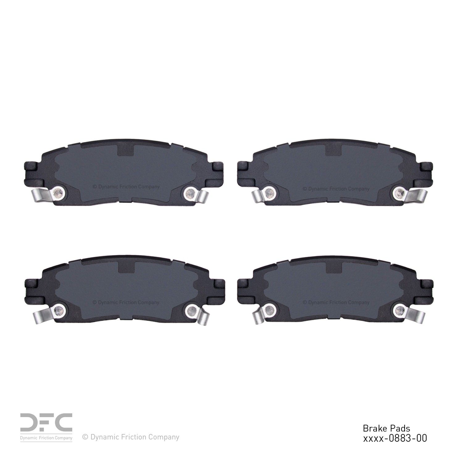 2002-2009 Buick Enclave Disc Brake Pad Set Dynamic Friction