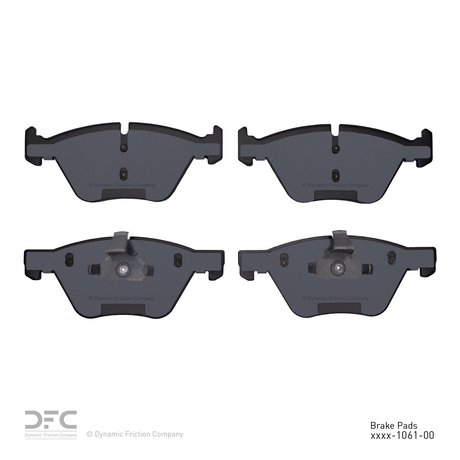 2009-2016 BMW 323i Disc Brake Pad Set Dynamic Friction