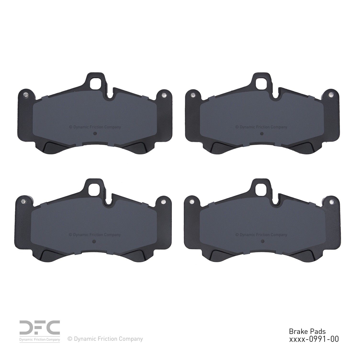 2012, 2011, 2010, 2009, 2008 Porsche Boxster Disc Brake Pad Set