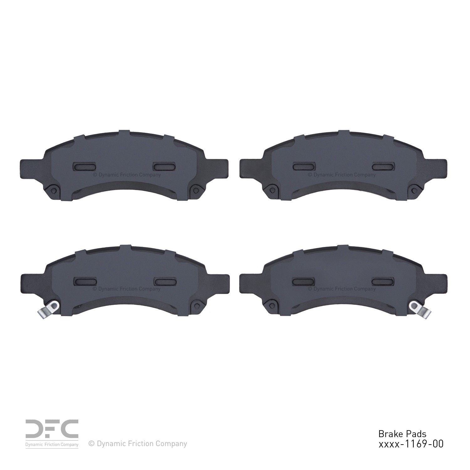 2006-2009 Buick Rainier Disc Brake Pad Set Dynamic Friction
