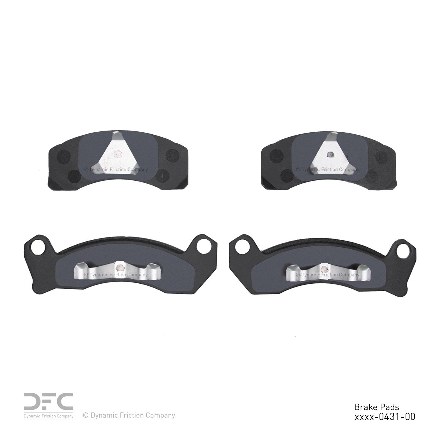 1993, 1992, 1991, 1990, 1989, 1988, 1987 Ford Mustang Disc Brake Pad Set