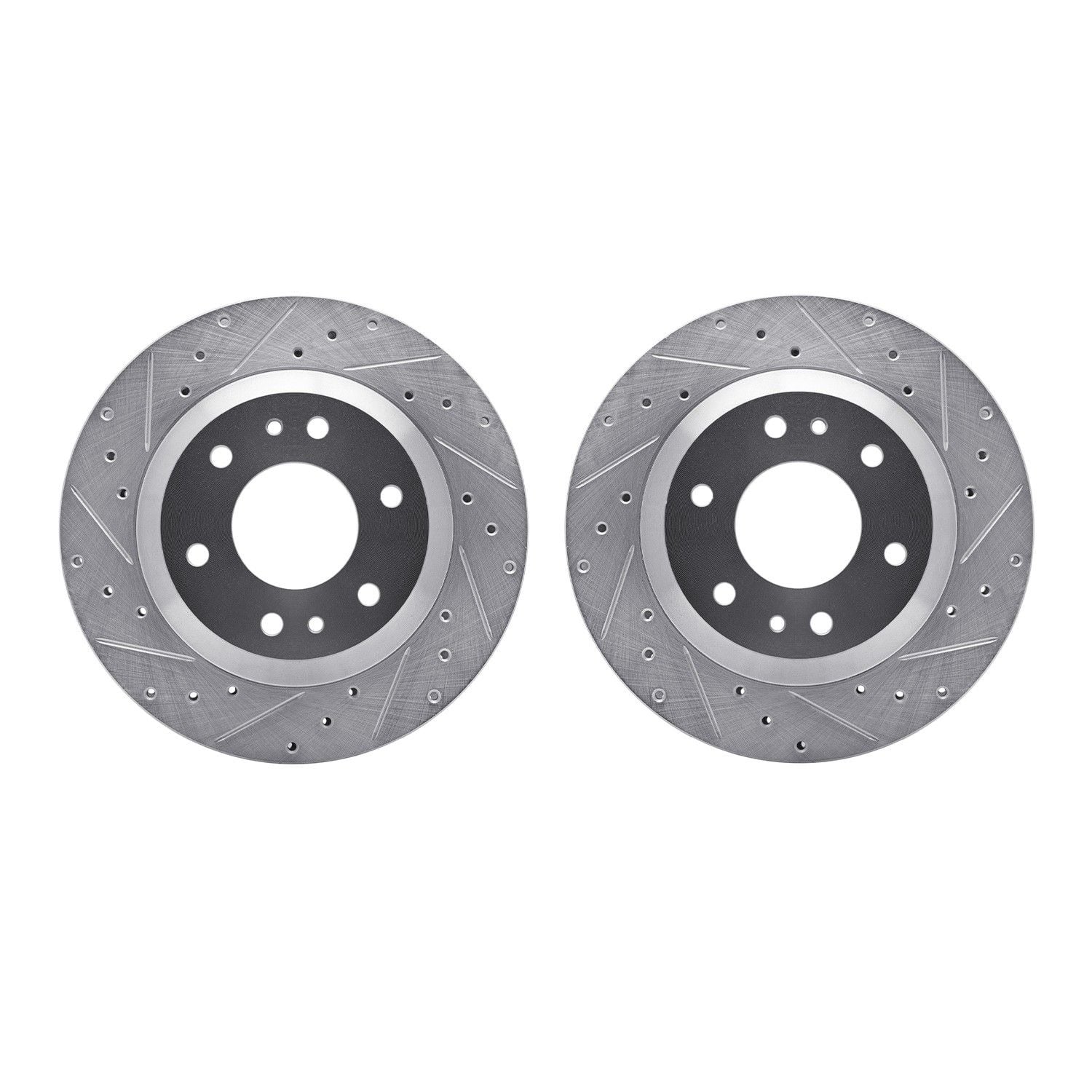 2002-2005 Buick Rainier Disc Brake Rotor Set Dynamic Friction