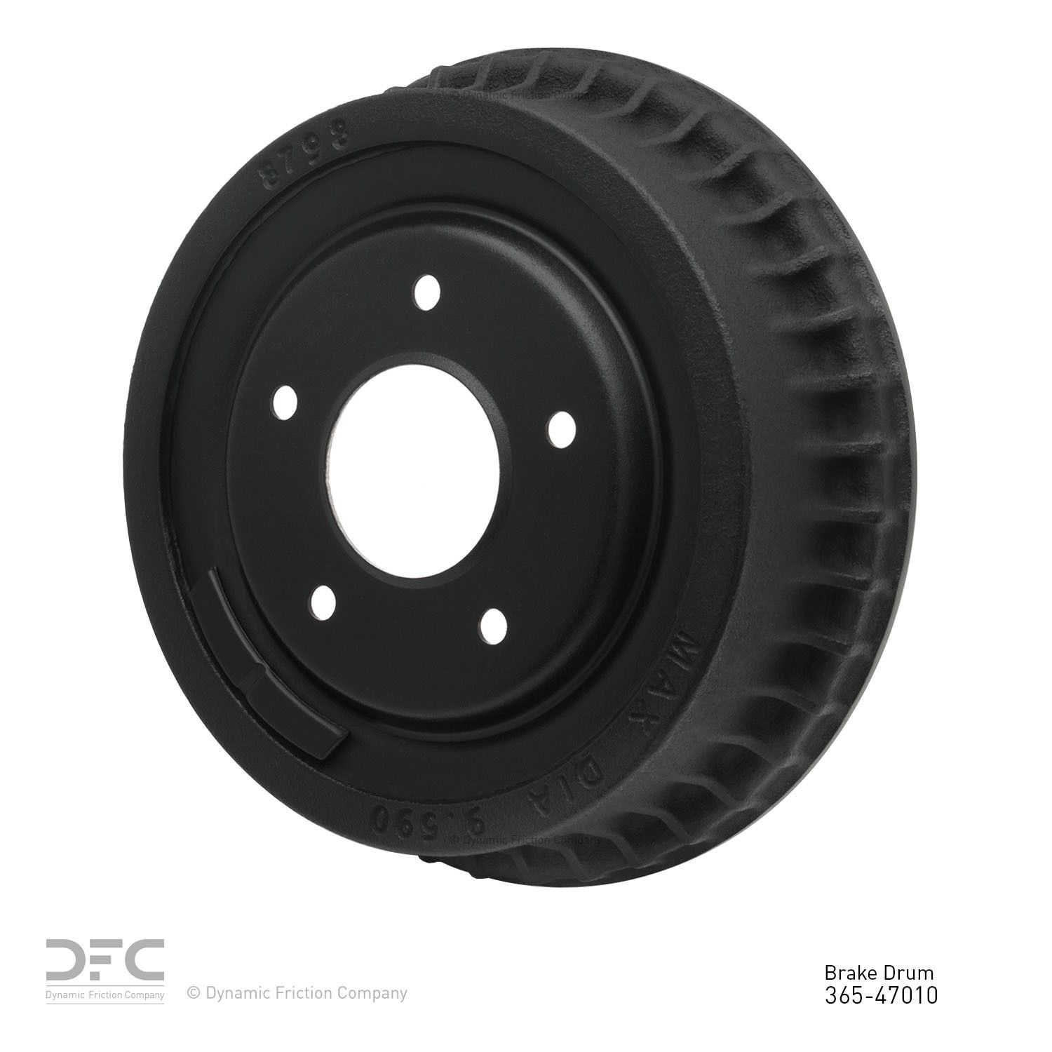 1968, 1967, 1966, 1965, 1964 Chevrolet Chevy II Brake Drum