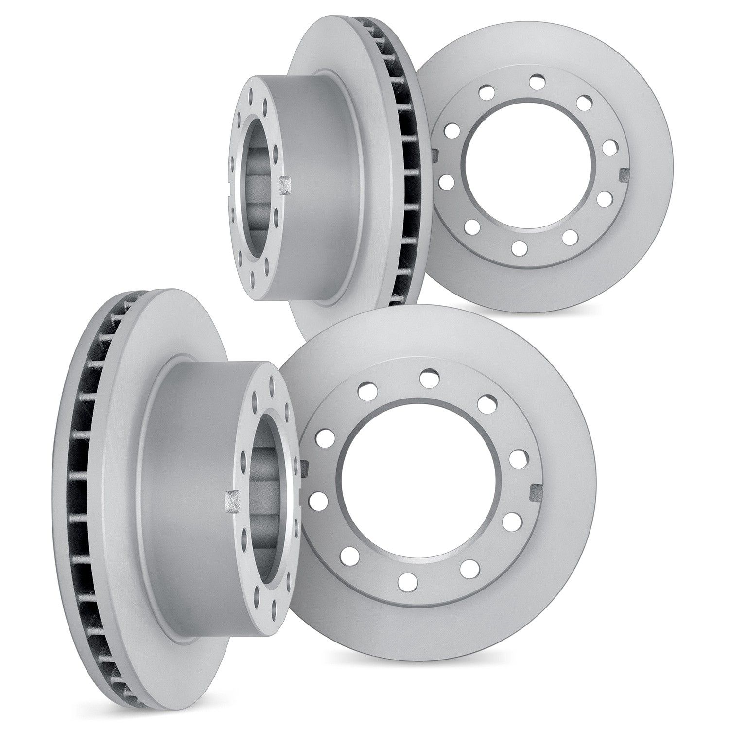 2007, 2006, 2005, 2004, 2003, 2002, 2001, 2000, 1999, 1998, 1997 Freightliner FS65 Motorhome Chassis Disc Brake Rotor Set