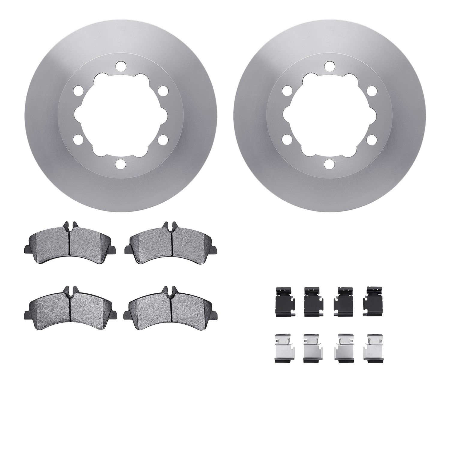 2018, 2017, 2016, 2015, 2014, 2013, 2012, 2011, 2010, 2009, 2008, 2007 Freightliner Sprinter 3500 3500 Disc Brake Kit