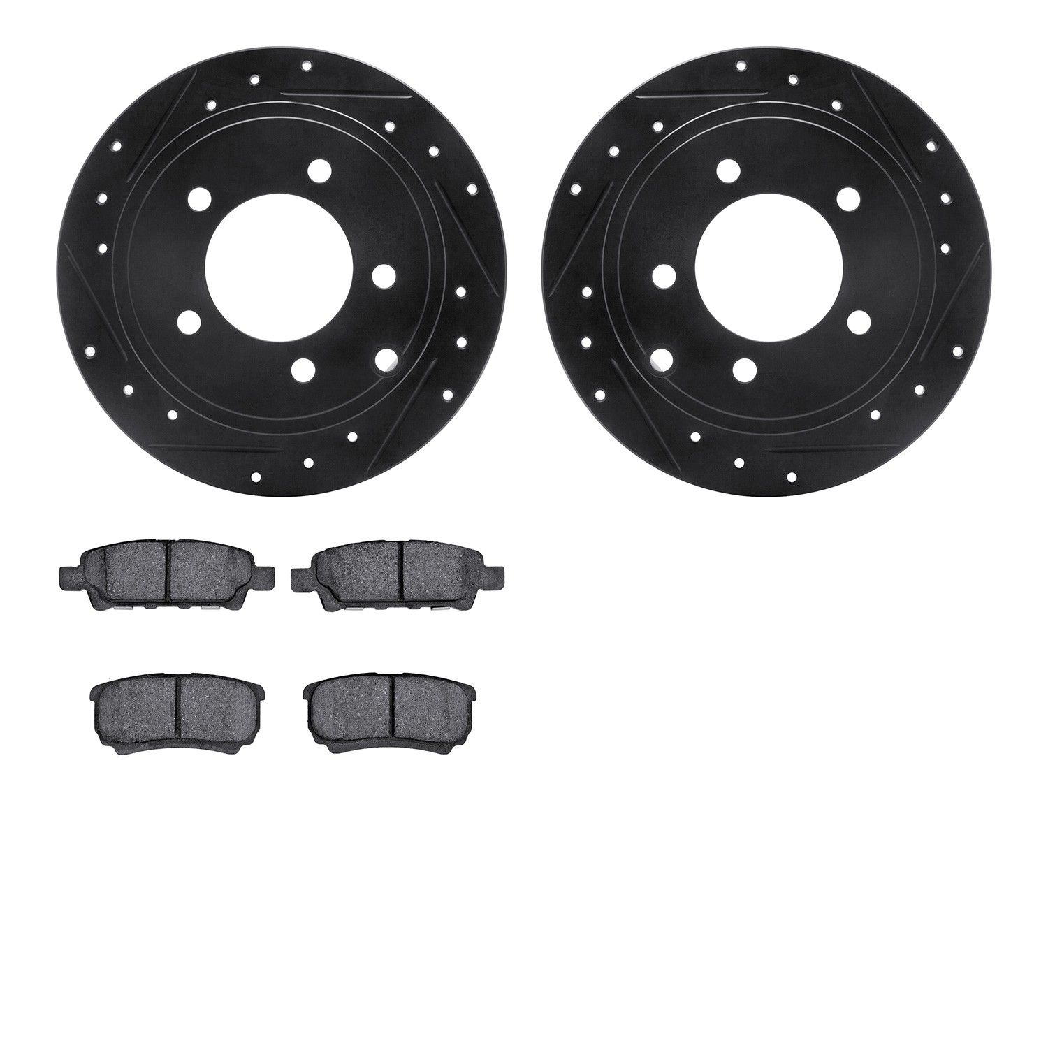 2017, 2016, 2015, 2014, 2013, 2012, 2011, 2010, 2009, 2008, 2007 Jeep Compass Disc Brake Kit
