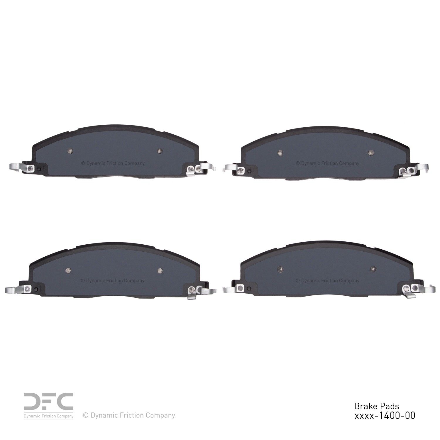 2018, 2017, 2016, 2015, 2014, 2013, 2012, 2011 Ram 3500 2500 Disc Brake Pad Set