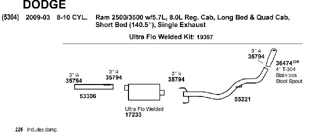2011-2016 Ford F-150 Exhaust Resonator (Dynomax)