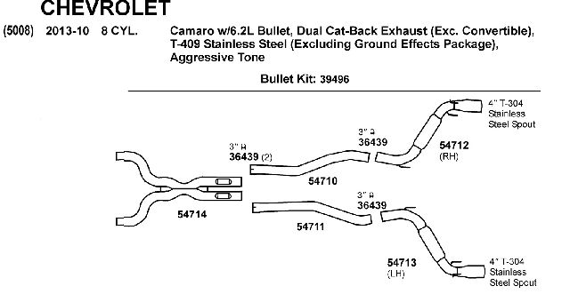 2010-2013 Chevrolet Camaro Exhaust Resonator (Dynomax)