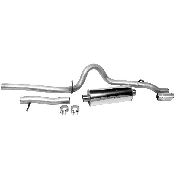 2012-2017 Jeep Wrangler Exhaust System Kit (Dynomax)