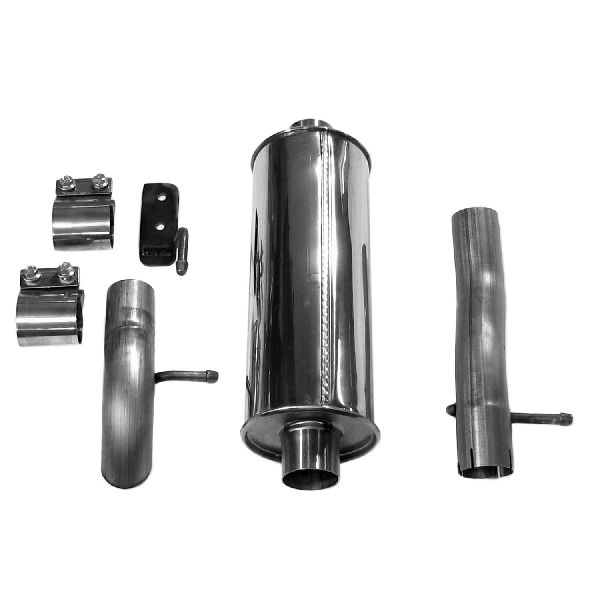 2012-2017 Jeep Wrangler Exhaust System Kit (Dynomax)