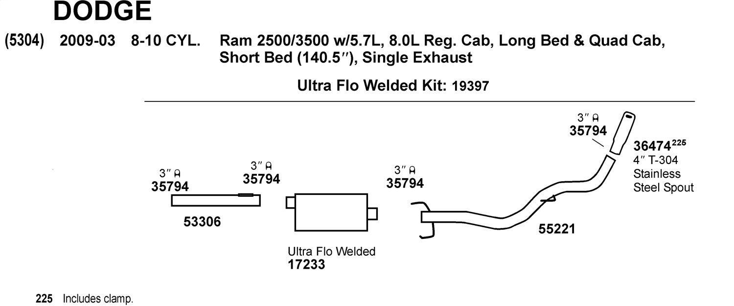 2016, 2015, 2014, 2013, 2012, 2011 Ford F-150 Exhaust Resonator