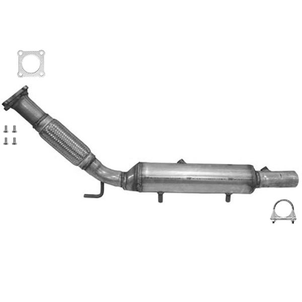 2010 Volkswagen Golf Catalytic Converter - Rear (Eastern Catalytic)
