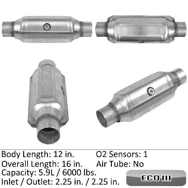 2013-2018 Dodge Durango Catalytic Converter - Left or Right (Eastern Catalytic)