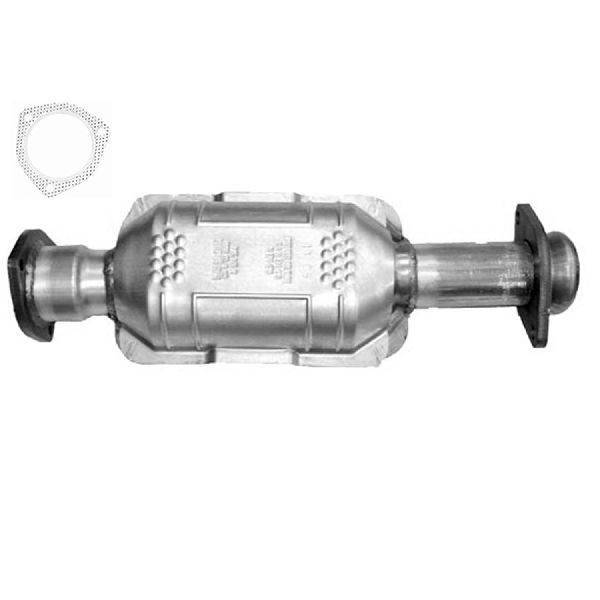 2000-2001 Jeep Cherokee Catalytic Converter - Center (Eastern Catalytic)