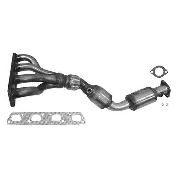 2002-2008 Mini Cooper Catalytic Converter with Integrated Exhaust Manifo - Front (Eastern Catalytic)