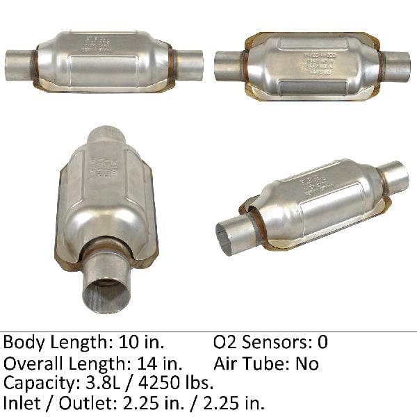 2003-2012 Toyota 4Runner Catalytic Converter - Rear or Rear Left (Eastern Catalytic)