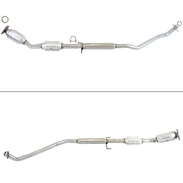 2003-2006 Pontiac Vibe Catalytic Converter - Center (Eastern Catalytic)