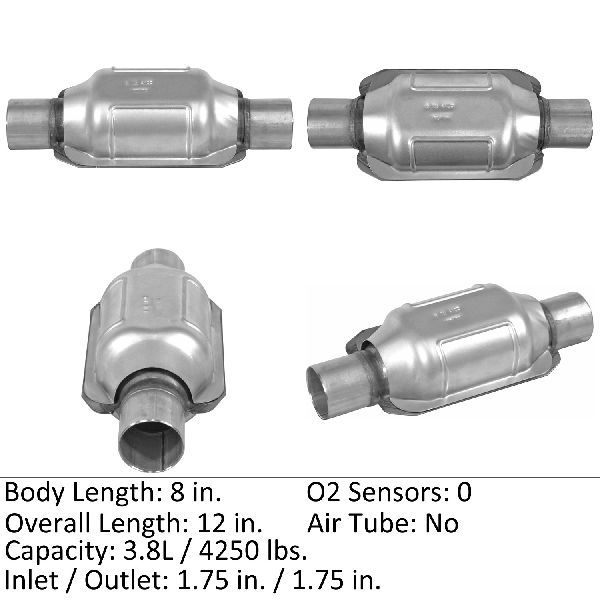 1975-1980 Dodge B100 Catalytic Converter (Eastern Catalytic)