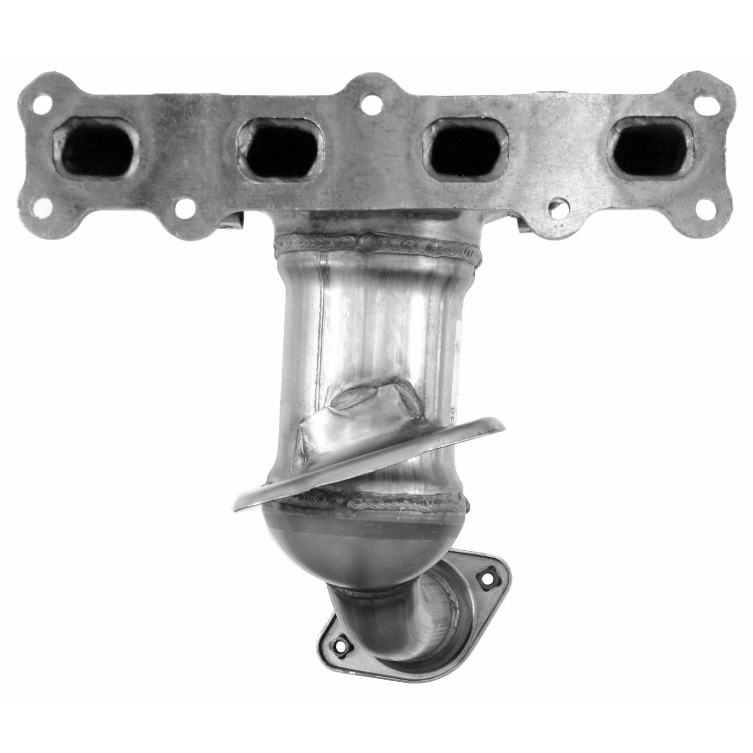 Catalytic Converter with Integrated Exhaust Manifo