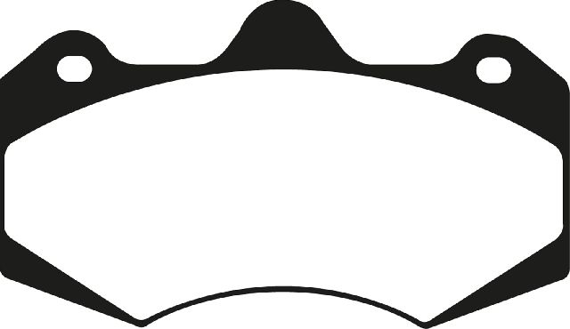 2016-2019 Lotus Evora Disc Brake Pad Set - Front (EBC Brakes)