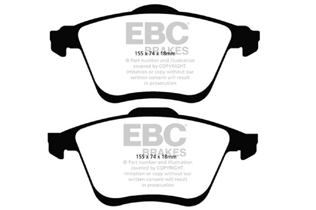 2006-2007 Mazda 6 Disc Brake Pad Set - Front (EBC Brakes)