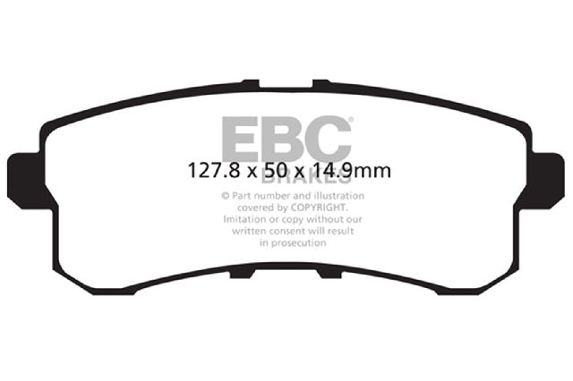 2011-2013 INFINITI QX56 Disc Brake Pad Set - Rear (EBC Brakes)