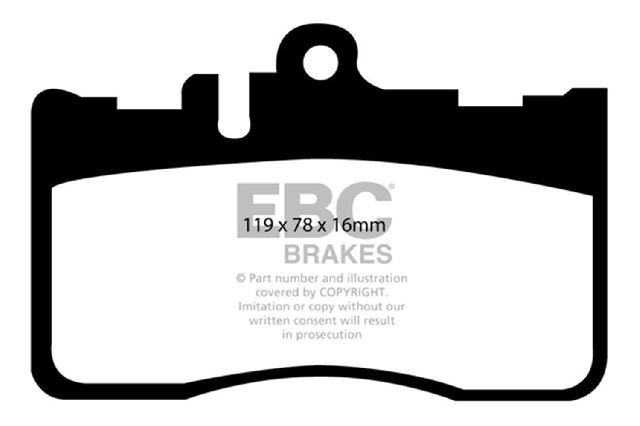 2001-2006 Lexus LS430 Disc Brake Pad Set - Front (EBC Brakes)