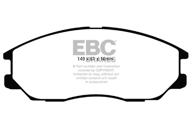 2004-2005 Hyundai XG350 Disc Brake Pad Set - Front (EBC Brakes)