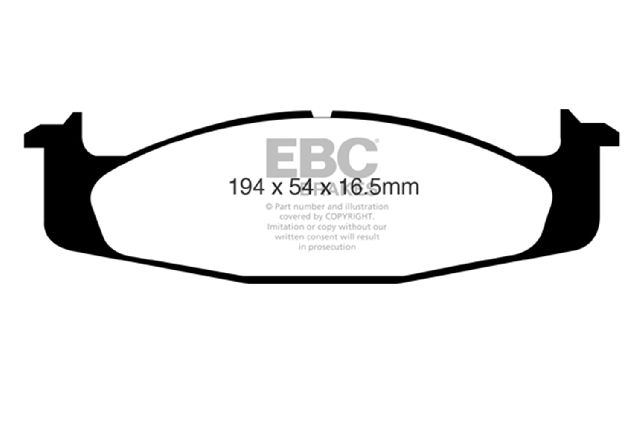 2003 Ford E-150 Disc Brake Pad Set - Front (EBC Brakes)