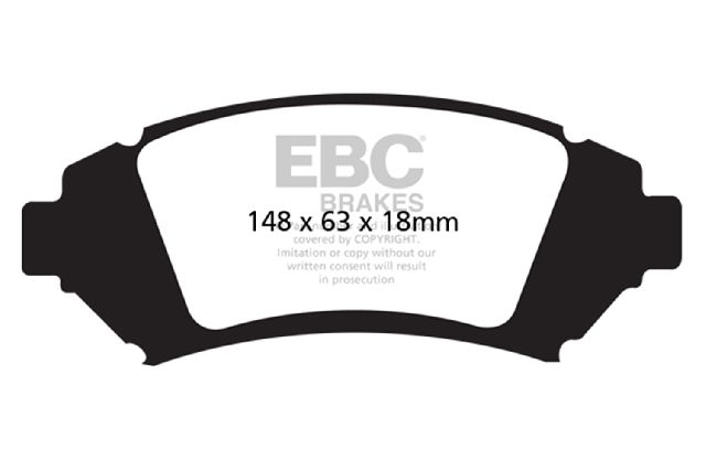 2005 Chevrolet Monte Carlo Disc Brake Pad Set - Front (EBC Brakes)