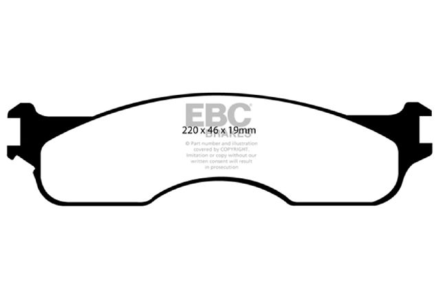 2004 Dodge Ram 1500 Disc Brake Pad Set - Front (EBC Brakes)