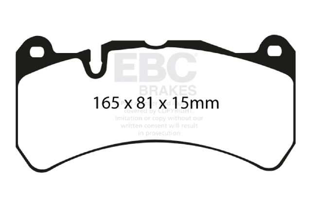 2008-2014 Lexus IS F Disc Brake Pad Set - Front (EBC Brakes)