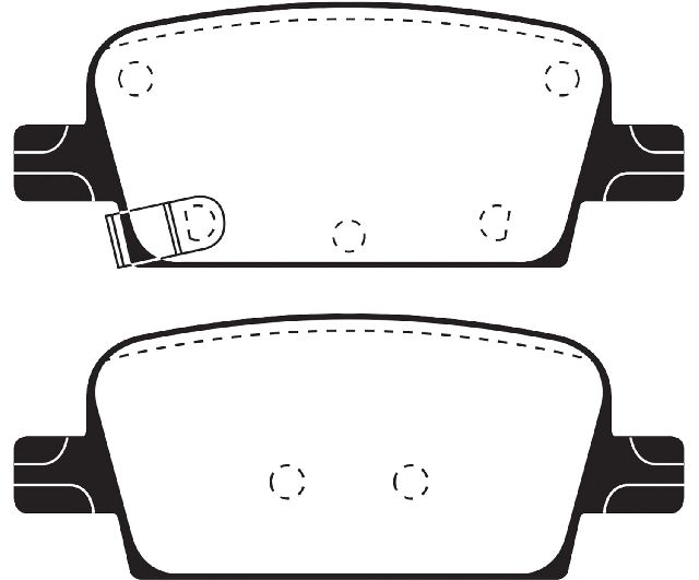 2016-2022 Chevrolet Malibu Disc Brake Pad Set - Rear (EBC Brakes)