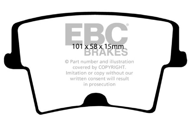 2005-2023 Chrysler 300 Disc Brake Pad Set -  or Rear (EBC Brakes)