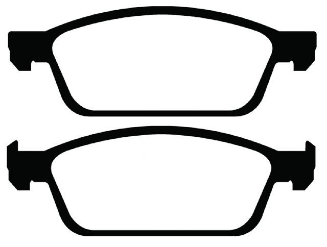 2014-2023 Ford Transit Connect Disc Brake Pad Set -  or Front (EBC Brakes)