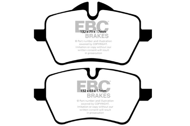 2006-2016 Mini Cooper Disc Brake Pad Set - Front (EBC Brakes)