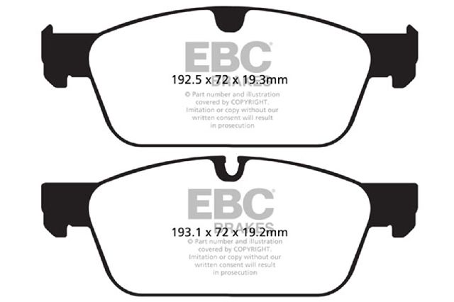 2012-2015 Mercedes-Benz ML350 Disc Brake Pad Set - Front (EBC Brakes)