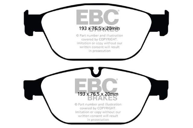 2014-2017 Audi SQ5 Disc Brake Pad Set - Front (EBC Brakes)