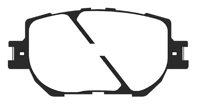 2014-2015 Lexus IS250 Disc Brake Pad Set - Front (EBC Brakes)