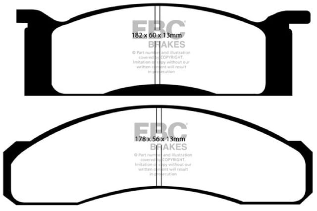 1968-1973 Mercury Cougar Disc Brake Pad Set - Front (EBC Brakes)