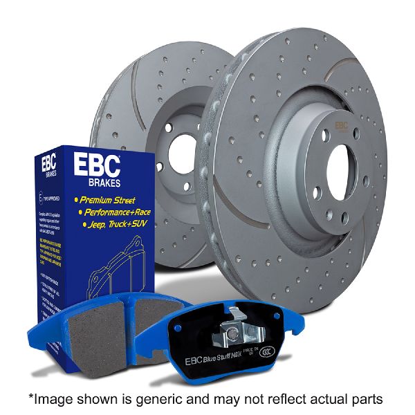 2015-2023 Ford Mustang Disc Brake Kit - Rear (EBC Brakes)