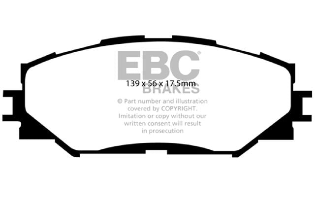 2008-2014 Scion xD Disc Brake Pad Set - Front (EBC Brakes)
