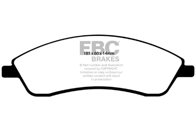 2005-2008 Cadillac STS Disc Brake Pad Set - Front (EBC Brakes)