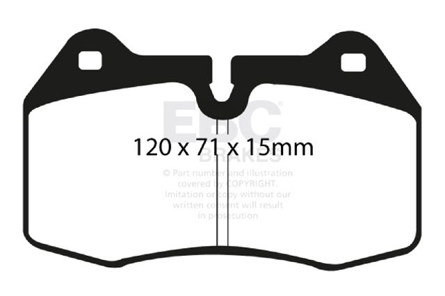2003-2006 Nissan Sentra Disc Brake Pad Set - Front (EBC Brakes)