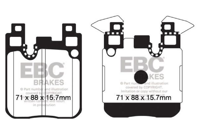 2015-2019 BMW M4 Disc Brake Pad Set - Rear (EBC Brakes)