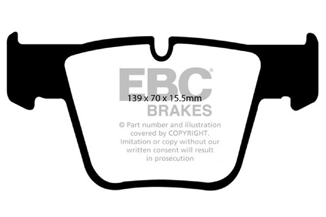 2004-2006 Mercedes-Benz CL500 Disc Brake Pad Set - Rear (EBC Brakes)