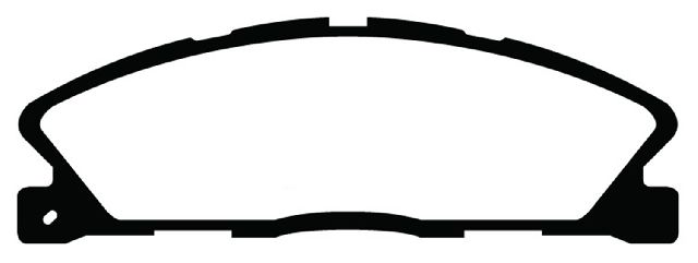 2013-2018 Lincoln MKT Disc Brake Pad Set - Front (EBC Brakes)